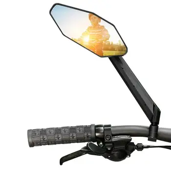 Jalgratta Rearview Mirror Bike Peeglid Koos lainurk Rearview Bike Peeglid Käepide Paigaldatud 360 Kraadi Pööratav Sobivus 21-26mm