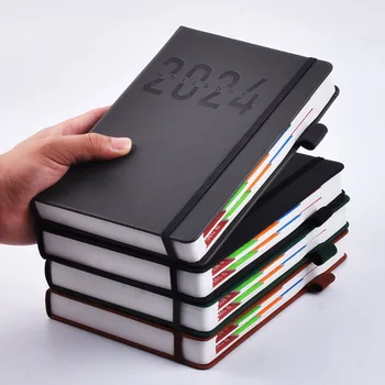 2024 Kalender Raamat Äri Notepad Sülearvuti Uuringu Ajal Majandamise Kava Raamat Paksenenud Sülearvuti Raamat koolitarbed notepads