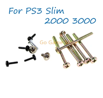1Set PS3 Slim 2000 3000 Vastuvõtva Kruvi Täielik Komplekt Kruvid Playstation3 PS3 Silm CECH-3000/2000 Mängukonsool