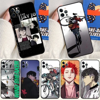 Tuule Kaitselüliti Manga Kata Case For iPhone 15 14 13 12 11 Pro Max XS XR X 12 13 Mini 7 8 15 Plus SE 2022 Fundas