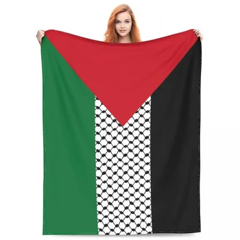 Palestiina Keffiyeh Lipu Tekid Decor Palestiina Hatta Kufiya Multifunktsionaalne Ultra-Pehme Viska Tekid Kodu või Auto Bedspread