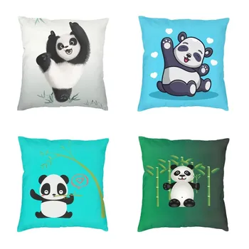 Hiina Pesta Maali Panda Bear Padi 45x45 Kodu Dekoratiivsed 3D-Printimine Loomade Viska Padi Diivan kahepoolne