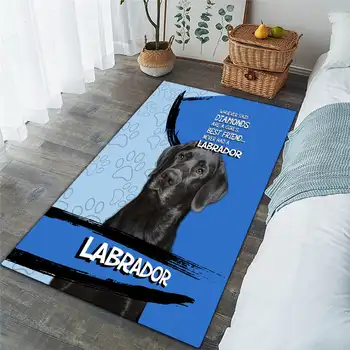 CLOOCL Loomade Muster Lemmiklooma Koera Labrador Vaipa 3D Print Home Decor Magamistuba, elutuba Väljas Non-slip Absorbeeriv Matt Tilk Laevandus