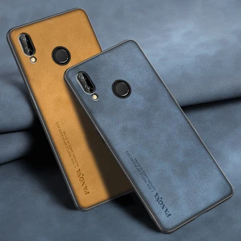 Luksus PU Naha Puhul Huawei P Smart Plus 2019 Matt Kate Silikoonist Kaitse Telefoni Puhul Au 10 Lite Lisa 10 Coque