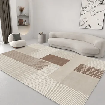 Skandinaavia elutoa vaip kaasaegne minimalistlik read diivanilaud vaip hall magamistuba diivan täis öö vaip koju matt