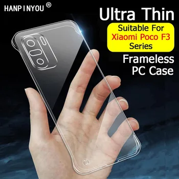 Ultra Clear Õhuke Frameless Telefoni Puhul Xiaomi Poco F3 X3 GT M3 X2 F2 M2 Pro Kerge ARVUTI Tagasi Kaamera Kaitsja Katab Kest