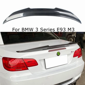 BMW 3-Seeria, E93&E93 M3 Convertible PSM Stiilis Carbon fiber Tagumine Spoiler Pagasiruumi tiiva 2006-2013 FRP Läikiv must Sepistatud süsinik
