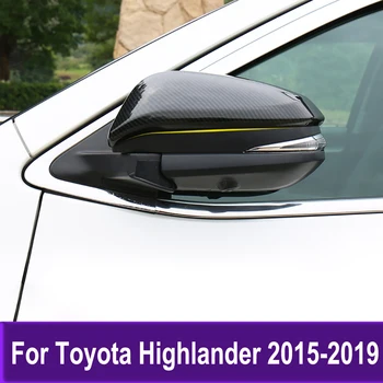 Pool Ust Rearview Mirror Cover Chrome Toyota Highlander 2015 2016 2017 2018 2019 Car Styling Kleebis Välisilme Tarvikud