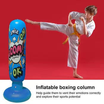 Lapsed Täispuhutav Mulgustamiseks Kotti Peen Muster Elavat Värvi PVC Veekindel Karate Löögid Kott Poks Seadmed