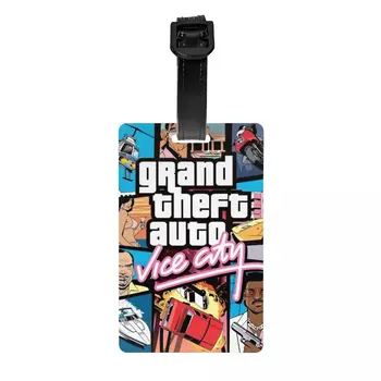 Kohandatud Grand Theft Auto Vice City Pagasi Silt Koos Nimega Kaardi Video Mängu eraelu Puutumatuse Kate ID Märgis reisikott Kohver